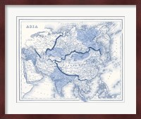 Asia in Shades of Blue Fine Art Print