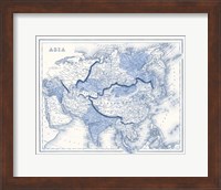 Asia in Shades of Blue Fine Art Print