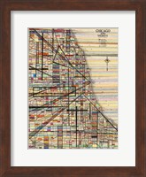 Modern Map of Chicago Fine Art Print