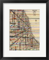 Modern Map of Chicago Fine Art Print