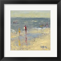 Impasto Beach Day I Fine Art Print