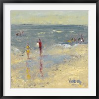 Impasto Beach Day I Fine Art Print