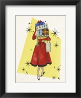 Vintage Christmas I Framed Print