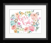 Boss Babe I Framed Print