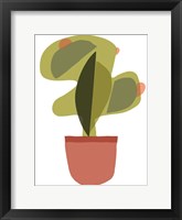 Mod Cactus V Framed Print