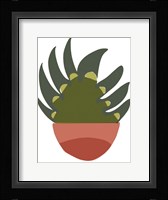 Mod Cactus IX Framed Print