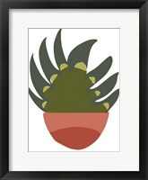 Mod Cactus IX Framed Print