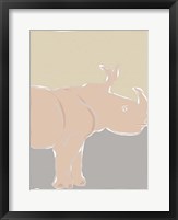 Pastel Zoo I Fine Art Print