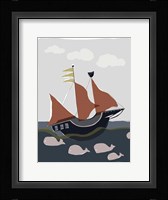 Oceans Ahoy II Framed Print