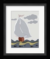 Oceans Ahoy III Framed Print