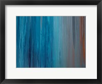 Drenched in Teal II Framed Print