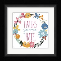 Snarky Florals XII Framed Print