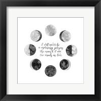 Ode to the Moon II Framed Print