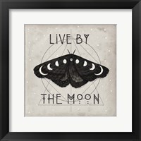 Live by the Moon I Framed Print