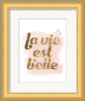 La Vie in Pink III Fine Art Print