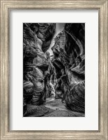 Slot Canyon Utah 8 Black & White Fine Art Print