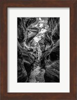 Slot Canyon Utah 11 Black & White Fine Art Print