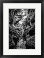 Slot Canyon Utah 11 Black & White Fine Art Print