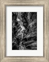 Slot Canyon Utah 12 Black & White Fine Art Print