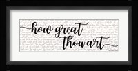 How Great Thou Art Fine Art Print