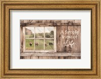 A Simple View of Life Fine Art Print