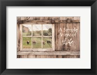 A Simple View of Life Fine Art Print