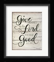 Give Thanks to the Lord Fine Art Print