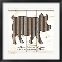 Metal Pig Fine Art Print