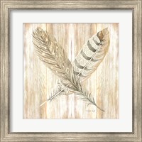 Feathers Crossed II Fine Art Print