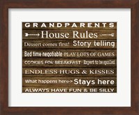 Grandparents House Rules Fine Art Print