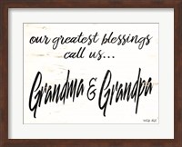 Grandma & Grandpa Fine Art Print