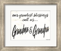 Grandma & Grandpa Fine Art Print