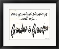 Grandma & Grandpa Fine Art Print