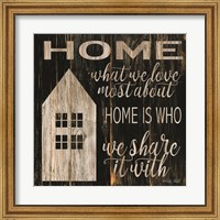 Home is Who We Share It With Fine Art Print