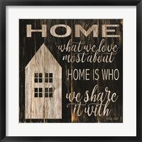 Home is Who We Share It With Fine Art Print