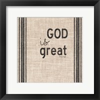 God is Great Fine Art Print