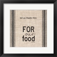 Let Us Thank Him Fine Art Print
