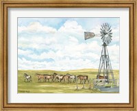Pasture Horses Fine Art Print