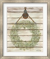 Pully Hanging Wreath Fine Art Print