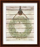 Pully Hanging Wreath Fine Art Print