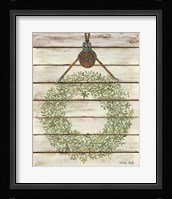 Pully Hanging Wreath Fine Art Print