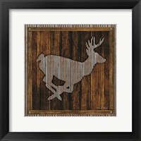 Deer Running I Framed Print