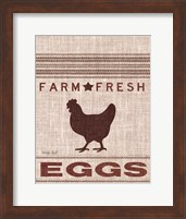 Grain Sack Eggs Fine Art Print