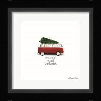 Merry And Bright Christmas Fine Art Print