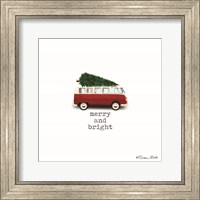 Merry And Bright Christmas Fine Art Print