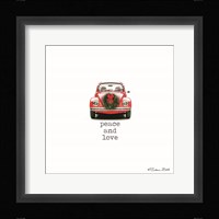 Peace and Love Christmas Fine Art Print