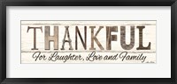 Thankful for Laughter, Love and Family Fine Art Print