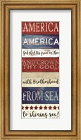 America God Shed His Grace on Thee Fine Art Print