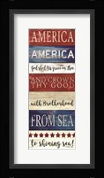 America God Shed His Grace on Thee Fine Art Print