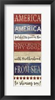 America God Shed His Grace on Thee Fine Art Print